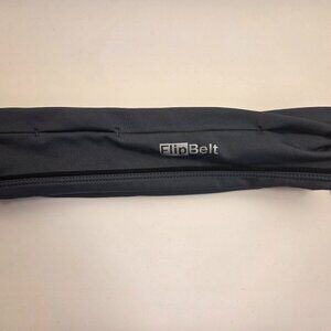 FlipBelt Zipper Running Belt – Charcoal, M/L